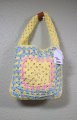 KSS Handmade Kids/Adults Lined Granny Square Crochet Small Bag TO-106