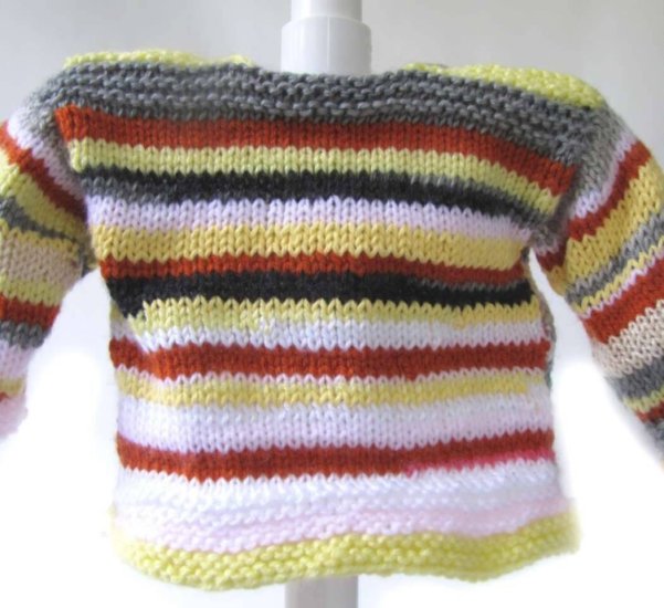 KSS Multi Colored Striped Soft Sweater 2T - Click Image to Close