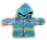KSS Heavy Bluish Hooded Sweater/jacket 60cm (3 Months) SW-1012