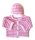 KSS Rose/Pink Cotton Sweater/Jacket Set (6 Months)