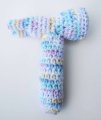 KSS Baby Crocheted Hammer 6" x 5"