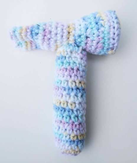 KSS Baby Crocheted Hammer 6" x 5" - Click Image to Close
