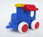 Viking Toys 4" Chubbies Locomotive Blue