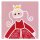 Blafre Greeting Card Princess Red