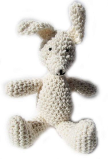 KSS Crocheted Cotton Rabbit 9" long
