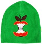 DUNS Organic Cotton Velour Apple on Green Hat 45cm 3-6 Months