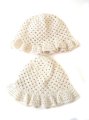 KSS Natural Cotton Crocheted Sunhat 16-17"/12-24 Months