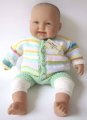 KSS Pastel Sweater/Cardigan with Diaper Cover 9 Months