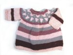KSS Striped Pink/Burgundy Fair Isle Soft Sweater 2T SW-826 KSS-SW-826-AZH