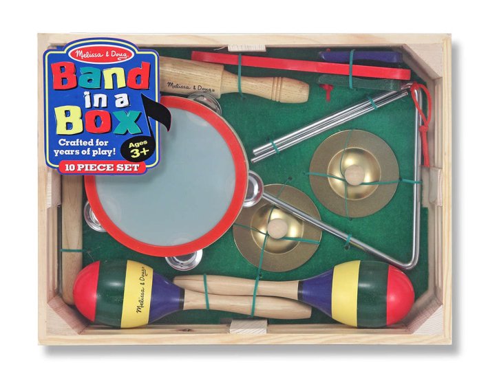 Melissa & Doug Shape Band-in-a-Box Musical Instruments - Click Image to Close