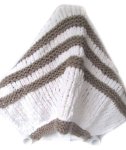 KSS Baby Striped Blanket in Neutral Colors Newborn and up BB-027