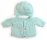 KSS Mint Green Sweater/Cardigan with a Hat (3 Months)