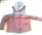 KSS Grey/Pink Hooded Sweater/Jacket (18 Months)
