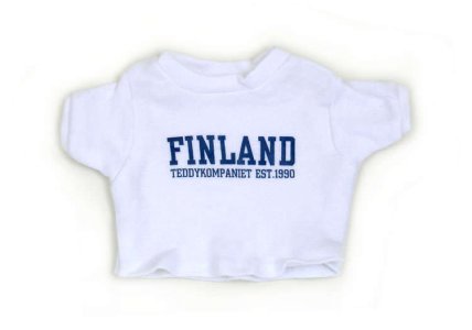 Teddykompaniet Teddy Bear T-Shirt Finland Small