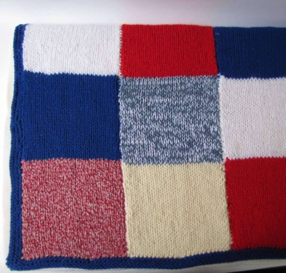 KSS Squares Baby Blanket 26"x26" Newborn and up BB-021 - Click Image to Close