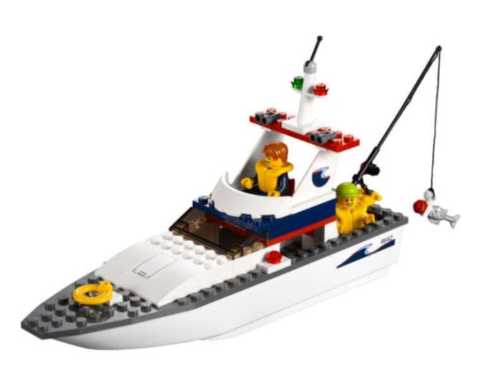 LEGO City Fishing Boat 4642 (dented box)