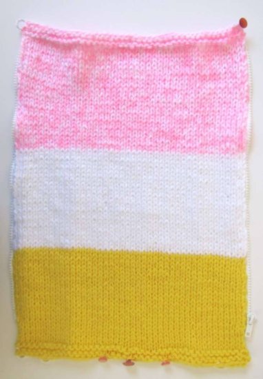KSS Icecream Colored Baby Blanket/Cocoon Newborn - Click Image to Close