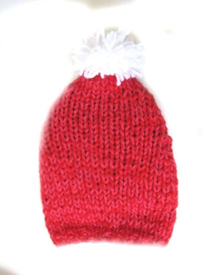 KSS Red Knitted Santa Hat 12-15