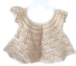 KSS Naural Beige Crocheted Cotton Dress 12 Months DR-079