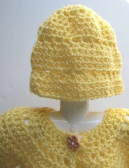KSS Yellow Sweater/Jacket with a Hat  9 Months