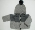 KSS Grey Heavy Knitted Sweater/Jacket (18 Months)