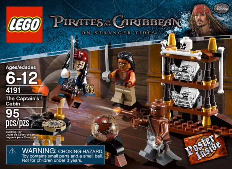 LEGO Pirates of the Caribbean The Captain's Cabin - Click Image to Close