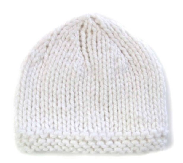 KSS Off White Baby Beanie 14-16" (6-18Months) - Click Image to Close