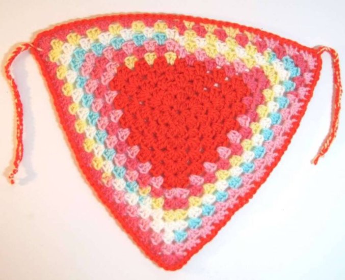 KSS Colorful Hat/Scarf Crocheted 15-18" (6-24 Months) HA-374 - Click Image to Close