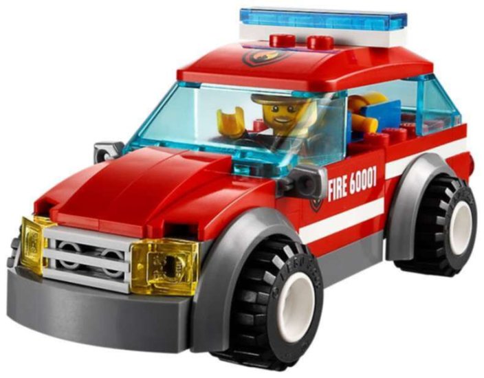 LEGO City Fire Chief Car 60001 - Click Image to Close