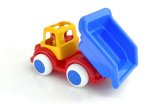Viking Toys 10" Super Chubbies Dump Truck Red / Blue / Yellow 1250
