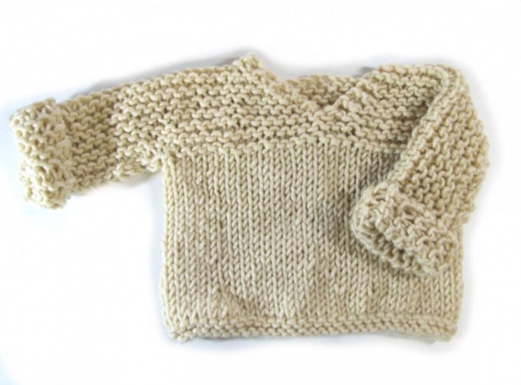 KSS Natural Colored Handmade Sweater (9 Months) - Click Image to Close
