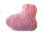 KSS Pink Knitted Booties (3-6 Months KSS-BO-009
