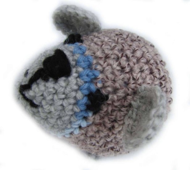 KSS Crocheted Mouse 6" x 4" TO-006 - Click Image to Close