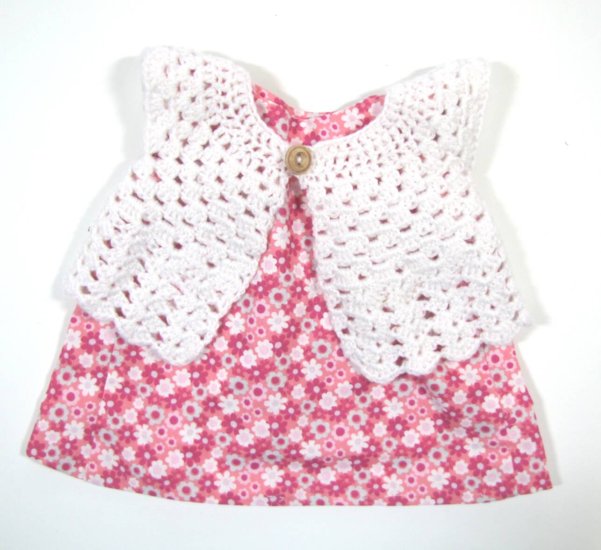 KSS Baby Sewn Pink Dress & Bolero 3 Months
