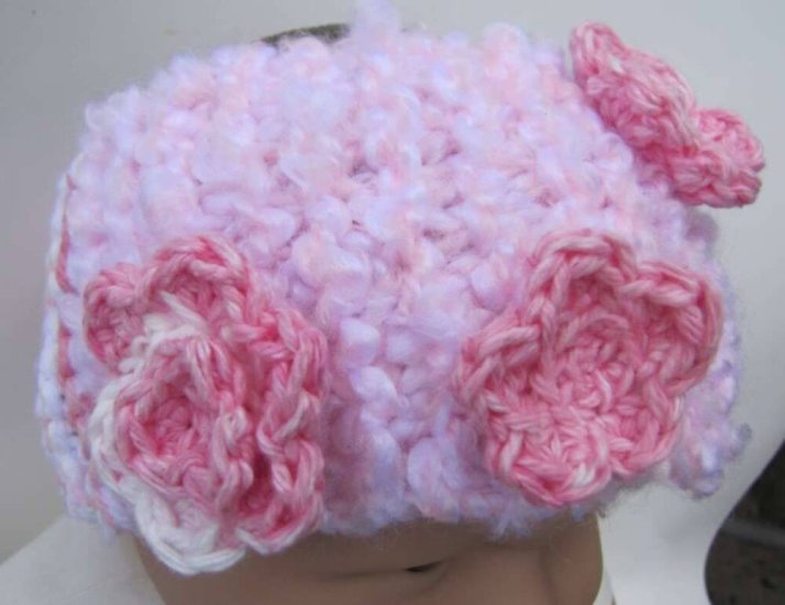 KSS Pink Colored Knitted Headband 15-18