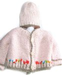 KSS Light Pink Sweater/Jacket and Cap set (6-12 Months)