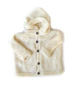 KSS Off White Colored Hooded Sweater (2 Years)