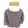KSS Grey Pullover Toddler Sweater & Headband (9 Months) SW-693
