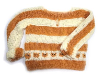 KSS Mohair Fox Toddler Pullover Sweater 3T SW-1053