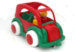 Viking Toys Super Chubbies 10" Sedan Red/Green