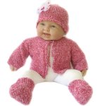 KSS Rose Cotton Sweater/Jacket Set (6 - 9 Months)