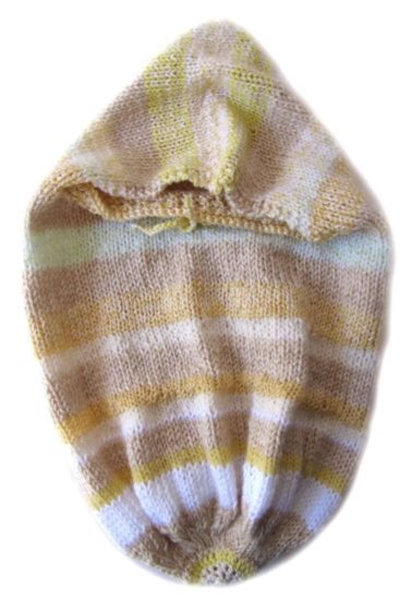 KSS Knitted Striped Cocoon 0 - 6 Months - Click Image to Close