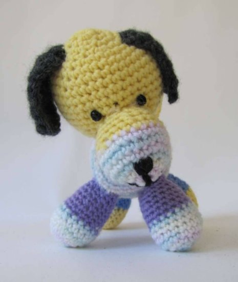 KSS Crocheted Puppy Dog 7" x 6" - Click Image to Close