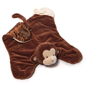 GUND Baby Nicky Noodle Monkey Comfy Cozy Baby Blanket