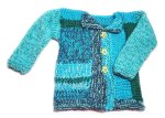 KSS Soft Teal/Blue/Green Pullover Sweater (6 Years) 1105