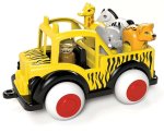 Viking Toys Safari Jeep - Giraffe, Elephant, Zebra & Tiger