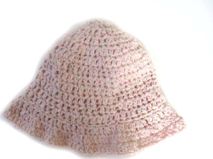 KSS Pink Cotton Brimmed Hat 16-18" (1-3 Years) - Click Image to Close