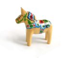 Wooden Dalahorse 2" Natural