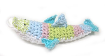 KSS Crocheted Whale 12" in Pastel TO-086