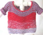 KSS Red & Purple Short Sleeve Sweater 2 Years/3T